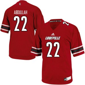 Men's Louisville Cardinals Yasir Abdullah #22 Red University Jerseys 911369-481
