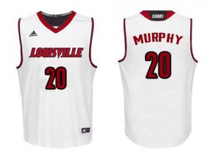 Men Louisville Cardinals Allen Murphy #20 High School White Jerseys 615109-519