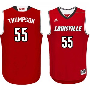 Men's Louisville Cardinals Billy Thompson #55 Player Red Jersey 598530-906