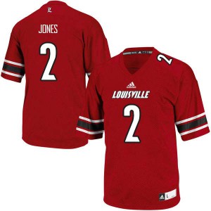 Men Louisville Cardinals Chandler Jones #2 Red NCAA Jersey 293767-905