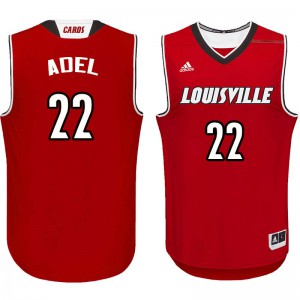 Men Louisville Cardinals Deng Adel #22 Red Stitched Jersey 276777-382