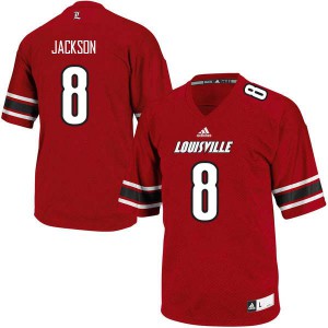 Men Louisville Cardinals Jarrett Jackson #8 Alumni Red Jerseys 703597-680