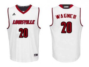 Men Louisville Cardinals Milt Wagner #20 White Player Jersey 171520-655