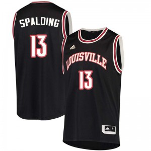 Mens Louisville Cardinals Ray Spalding #13 Player Black Jerseys 998106-386