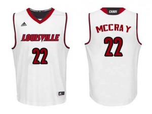 Men Louisville Cardinals Rodney McCray #22 White College Jersey 807514-442