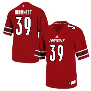 Women Louisville Cardinals Justin Brummett #39 Alumni White Jerseys 153568-793