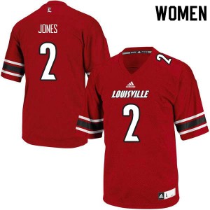 Women Louisville Cardinals Chandler Jones #2 University Red Jerseys 183117-430