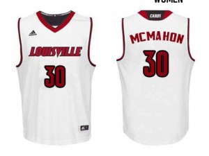 Women's Louisville Cardinals Ryan McMahon #30 White High School Jerseys 760404-229