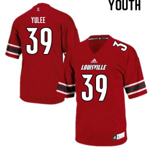 Youth Louisville Cardinals Malachi Yulee #39 Red Embroidery Jersey 183791-982
