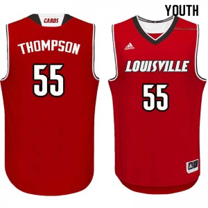 Youth Louisville Cardinals Billy Thompson #55 Red Basketball Jerseys 347949-136
