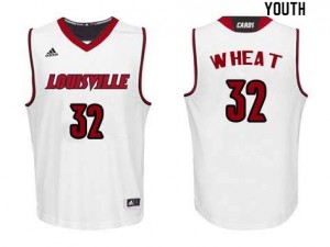Youth Louisville Cardinals DeJuan Wheat #32 Alumni White Jersey 984062-949