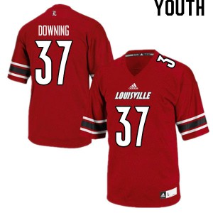 Youth Louisville Cardinals Isiah Downing #37 High School Red Jersey 955924-919