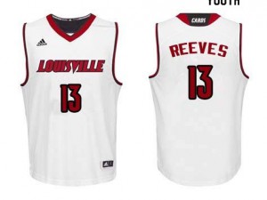 Youth Louisville Cardinals Kenny Reeves #13 White High School Jerseys 976767-475