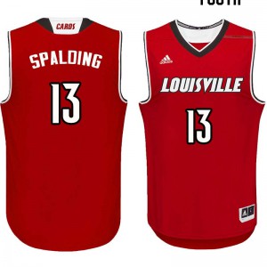 Youth Louisville Cardinals Ray Spalding #13 Red NCAA Jerseys 176211-116